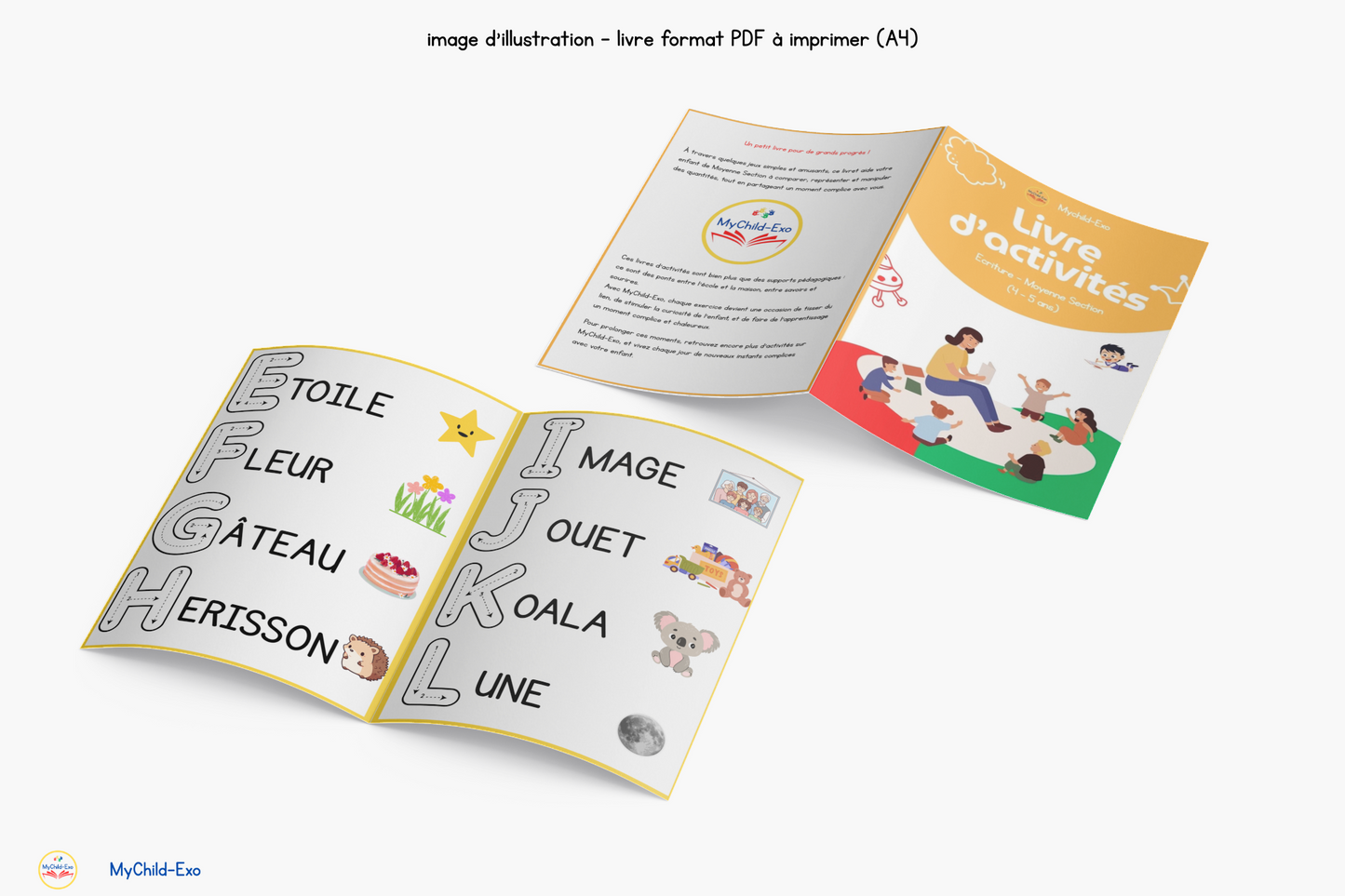 Livre d'activités Moyenne Section - Ecriture