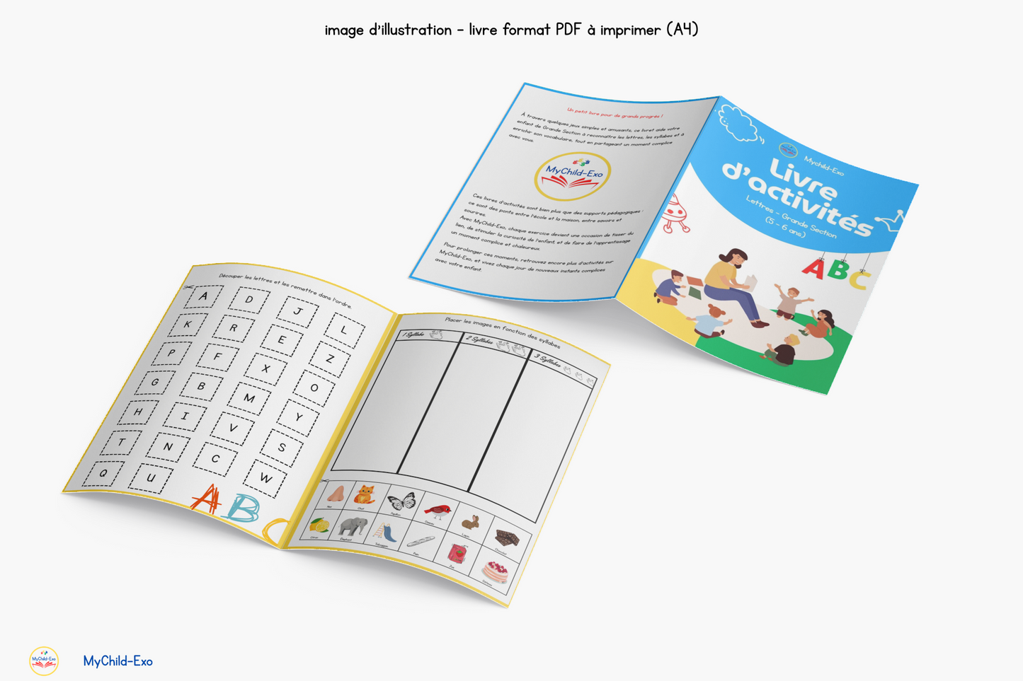 Livre d'activités Grande Section - Lettres