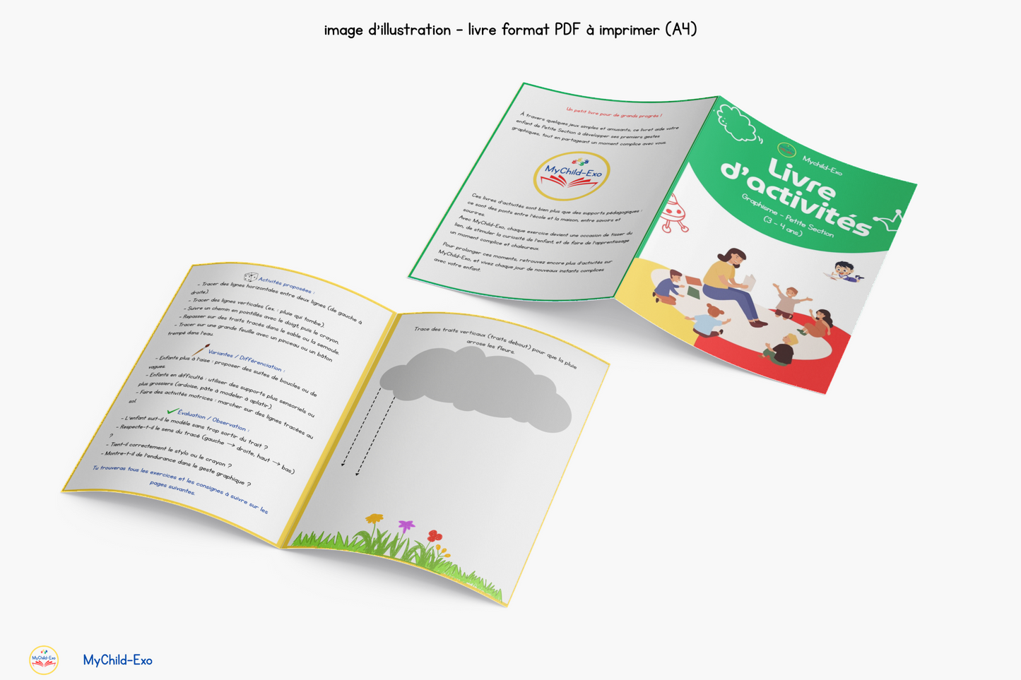 Livre d'activités Petite Section - Graphisme